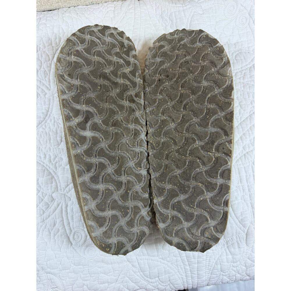 Birkenstock Women's 10 Tan Suede Slip On Clog Mule Comfort Casual Walking Shoes - Picture 4 of 13